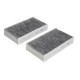 Filtru aer habitaclu KNECHT carbon activat BMW X3 (F25), X4 (F26) 1.6-3.0D 09.10-03.18, dimensiuni 165x60x30 mm