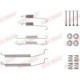 Set accesorii sabot de frana QUICK BRAKE pentru PEUGEOT 106 II, 306; RENAULT CLIO II, CLIO II/HATCHBACK, ESPACE IV, THALIA I, TWINGO I, TWINGO II 1.1-3.5 06.94-