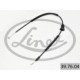 Cablu deblocare usi LINEX pentru Skoda Fabia 1999-2007, dimensiune 609/515 mm