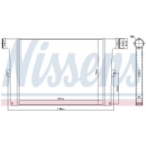 Intercooler, compresor NISSENS