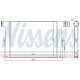 Intercooler compresor NISSENS MAN LION&apos;S CITY TGA D2066LF03-D2066LUH47 Aluminiu Plastic 931mm 732mm 64mm