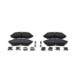 Set placute frana fata BOSCH MAZDA 323 F VI 323 S VI 1.3-1.6 09.98-05.04 52.1 mm 123.3 mm 16.0 mm