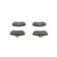 Set placute frana Fata BOSCH pentru SEAT CORDOBA, IBIZA II, INCA, TOLEDO I 1.0-2.0 05.91-11.03, inaltime 69.5 mm, latime 118.9 mm, grosime 16.0 mm