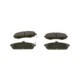 Set placute frana fata BOSCH pentru HYUNDAI ELANTRA III, MATRIX; KIA CERATO I 1.5D-2.0D, dimensiuni 63.0 mm x 137.0 mm x 17.7 mm