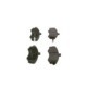 Set placute frana fata BOSCH pentru HYUNDAI ELANTRA III, MATRIX; KIA CERATO I 1.5D-2.0D, dimensiuni 63.0 mm x 137.0 mm x 17.7 mm