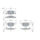 Set placute frana fata OPEL ASTRA G, ASTRA G CLASSIC, ASTRA G/KOMBI 1.2-2.0D 02.98-12.09, ECE-R90, Low-Metallic, 62.1mm x 160.0mm x 16.7mm