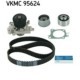 Set pompa apa + curea dintata SKF pentru VOLVO S40 I, V40; MITSUBISHI CARISMA, LANCER VI, PAJERO PININ I, SPACE STAR 1.8 07.95-06.06