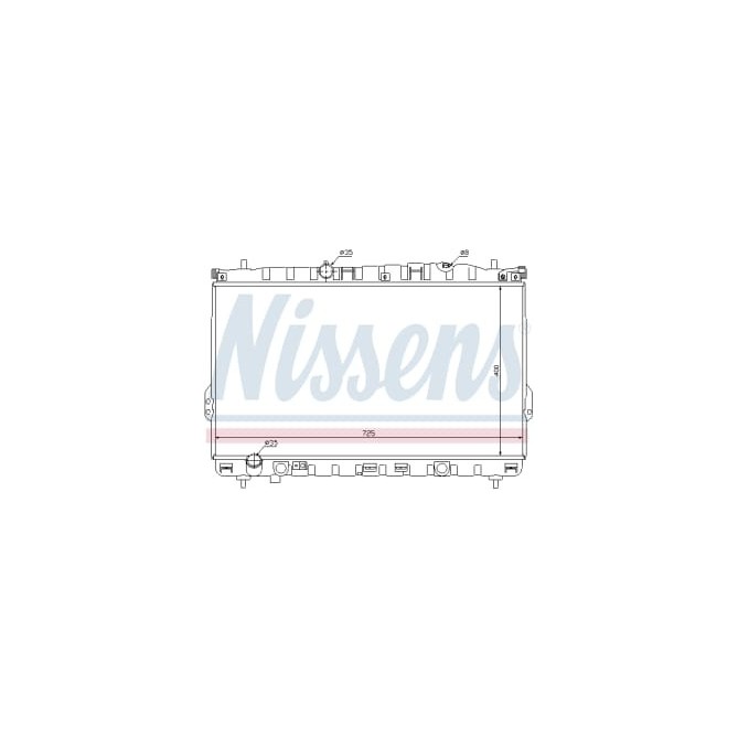 Radiator, racire motor NISSENS