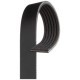 Curea transmisie cu caneluri GATES Multi-V-belt 6PK1163 lungime 1163 mm lățime 21 mm 6 nervuri cauciuc poliester