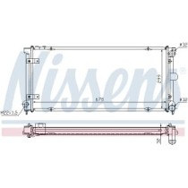 Radiator, racire motor NISSENS