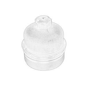 Capac, carcasa filtru ulei OE PEUGEOT