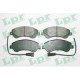 Set placute frana fata LPR pentru FORD TRANSIT, TRANSIT TOURNEO 2.2D/2.3/2.4D 04.06-12.14, inaltime 65.5 mm, latime 164.8 mm, grosime 18.8 mm