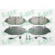 Set placute frana fata LPR pentru MERCEDES VIANO (W639), VITO/MIXTO (W639), 2.0D-3.7, Inaltime 62.0 mm, Latime 165.0 mm, Grosime 20.5 mm