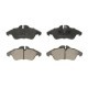 Set placute frana fata LPR pentru MERCEDES SPRINTER 2-T, 3-T, 4-T, V, VITO, VW LT 28-35 II, LT 28-46 II, dimensiuni 64.8mm x 156.5mm x 20.5mm