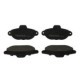 Set placute frana fata LPR pentru FIAT CINQUECENTO, PANDA, PUNTO, SEICENTO, FORD KA, LANCIA Y, dimensiuni 55.4mm x 114.9mm x 17.0mm