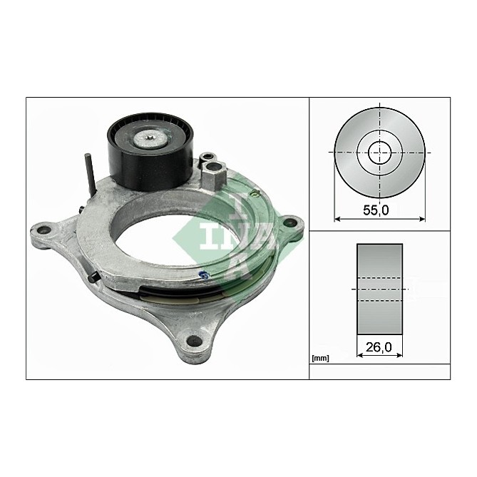 Intinzator,curea transmisie INA