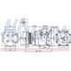 Compresor climatizare NISSENS pentru FORD COUGAR, FIESTA IV, FIESTA V, FOCUS I, MONDEO II, TOURNEO CONNECT 1.25-2.0
