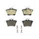Set placute frana spate DELPHI CITROEN C5 III PEUGEOT 407 407/KOMBI 607 1.6-3.0D 02.00 57.0 mm 86.0 mm 18.0 mm
