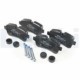 Set placute frana spate DELPHI IVECO DAILY III IV V VI 2.3D-Electric 09.02 Inaltime 73.0 mm Latime 141.0 mm Grosime 20.0 mm