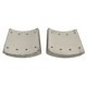 Set garnituri de frictiune frana tambur BERAL 300x200 mm pentru BPW NH, NR 01.82, 8 gauri, 64 nituri, 1-supradimensionat