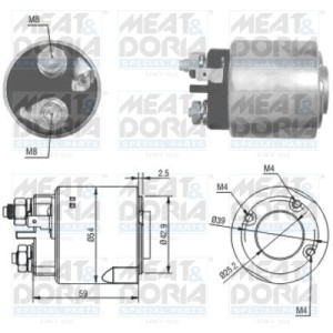 Solenoid, electromotor MEAT & DORIA
