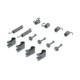 Set accesorii saboti frana parcare LUCAS pentru TOYOTA CARINA E VI, COROLLA 1.3-2.0D 04.92-03.08