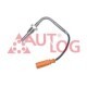 Senzor temperatura gaze evacuare AUTLOG pentru AUDI A4 B8, A5, Q7; VW PHAETON, TOUAREG 2.7D/3.0D 03.06-03.16, lungime cablu 70 mm
