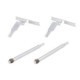 Set accesorii placute frana AUTOFREN SEINSA kit montare spate pentru MERCEDES C CL203 S202 S203 W202 W203 CLC CLK A208 A209 C208 1.6-5.4