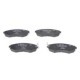 Set placute frana fata BOSCH pentru HYUNDAI COUPE I, ELANTRA III, LANTRA I, LANTRA II, MATRIX, SONATA II, SONATA III, SONATA IV, KIA JOICE, MAGENTIS I, NISSAN PRAIRIE PRO