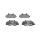 Set placute frana fata BOSCH pentru FORD TRANSIT, TRANSIT TOURNEO 2.0-2.9, inaltime 64 mm, latime 139 mm, grosime 18.9 mm