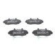 Set placute frana fata BOSCH pentru FORD TRANSIT, TRANSIT TOURNEO 2.0-2.9, inaltime 64 mm, latime 139 mm, grosime 18.9 mm