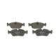 Set placute frana fata BOSCH pentru BMW 3 (E36, E46), Z3 (E36), Z4 (E85) dimensiuni 57.7mm x 151.4mm x 17.0mm