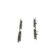 Set placute frana fata BOSCH pentru BMW 3 (E36, E46), Z3 (E36), Z4 (E85) dimensiuni 57.7mm x 151.4mm x 17.0mm