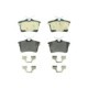 Set placute frana spate BOSCH pentru CITROEN BERLINGO, PEUGEOT 308 I, dimensiuni 52.9 mm inaltime, 87.1 mm latime, 16.6 mm grosime