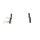 Set placute frana spate BOSCH pentru CITROEN BERLINGO, PEUGEOT 308 I, dimensiuni 52.9 mm inaltime, 87.1 mm latime, 16.6 mm grosime