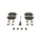 Set placute frana spate BOSCH pentru VW CALIFORNIA T5 T6 MULTIVAN T5 T6 TRANSPORTER T5 T6 1.9D-3.2 04.03, inaltime 58.6 mm, latime 116.2 mm, grosime 17.5 mm