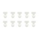 Clema tapiţerie ROMIX pentru MERCEDES, 10 buc, dimensiuni 11,4x9 mm, 6,5 mm, 15 mm, 8 mm