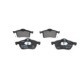 Set placute frana fata BOSCH pentru CHEVROLET ZAFIRA, OPEL ASTRA G, ZAFIRA A, SAAB 9-5, dimensiuni 71.6 mm x 155.3 mm x 19.2 mm