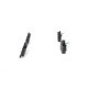 Set placute frana fata BOSCH pentru CHEVROLET ZAFIRA, OPEL ASTRA G, ZAFIRA A, SAAB 9-5, dimensiuni 71.6 mm x 155.3 mm x 19.2 mm