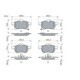 Set placute frana fata BOSCH pentru CHEVROLET ZAFIRA, OPEL ASTRA G, ZAFIRA A, SAAB 9-5, dimensiuni 71.6 mm x 155.3 mm x 19.2 mm