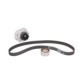 Set pompa apă + curea dințată SKF pentru ALFA ROMEO GIULIETTA/HATCHBACK, MITO; AUDI A6 C7; FIAT 500, 500 C, 500L, DOBLO, FIORINO 1.2-3.0D