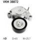 Rola intinzator curea transmisie SKF pentru BMW 2 F45, F46, X1 F48, X2 F39, MINI F55, F56, F57, F54, F60, diametru 65.0 mm, latime 25.7 mm