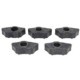 Tampon din cauciuc bară de protecție TOURMAX 5pcs compatibil HONDA GL, NT, ST, VT 650-1500 1990-2007