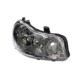 Far TYC lampa frontala dreapta H4 electric fara motoras cromat pentru SUZUKI SX4