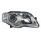 Far TYC Lampa frontala Dreapta H7/H7 electric cu motor cromat pentru VW PASSAT B6