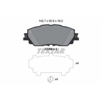 Set placute frana,frana disc TEXTAR