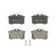 Set placute frana Spate LPR pentru CITROEN C2, PEUGEOT 1007, 208 II, 307, 405 I, 807, RENAULT MEGANE I, MEGANE II, THALIA II, TWINGO II, VW PASSAT B2
