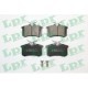 Set placute frana Spate LPR pentru CITROEN C2, PEUGEOT 1007, 208 II, 307, 405 I, 807, RENAULT MEGANE I, MEGANE II, THALIA II, TWINGO II, VW PASSAT B2