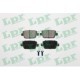 Set placute frana Spate LPR pentru VOLVO S80 II, V70 III, XC70 II; FORD FOCUS II, GALAXY II, KUGA I, MONDEO IV, S-MAX, LAND ROVER FREELANDER 2