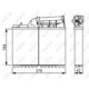 Schimbator caldura incalzire habitaclu NRF pentru BMW Seria 5 E34, dimensiuni 276 mm x 184 mm x 42 mm, material aluminiu